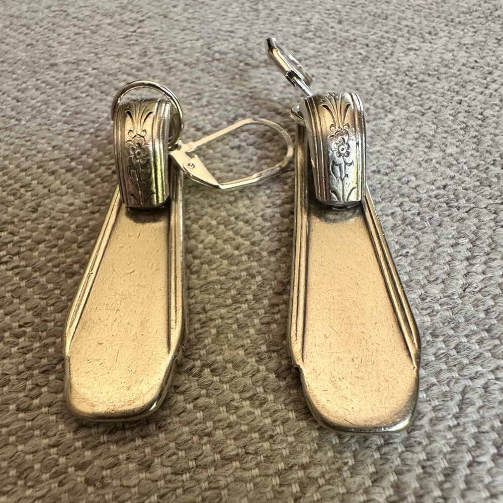 Silverware Earrings - Picture 8 of 9